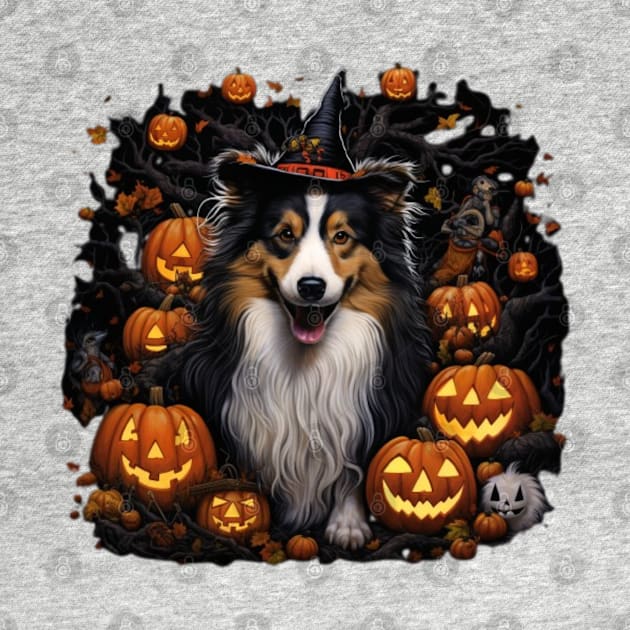 Sheltie Halloween by NatashaCuteShop